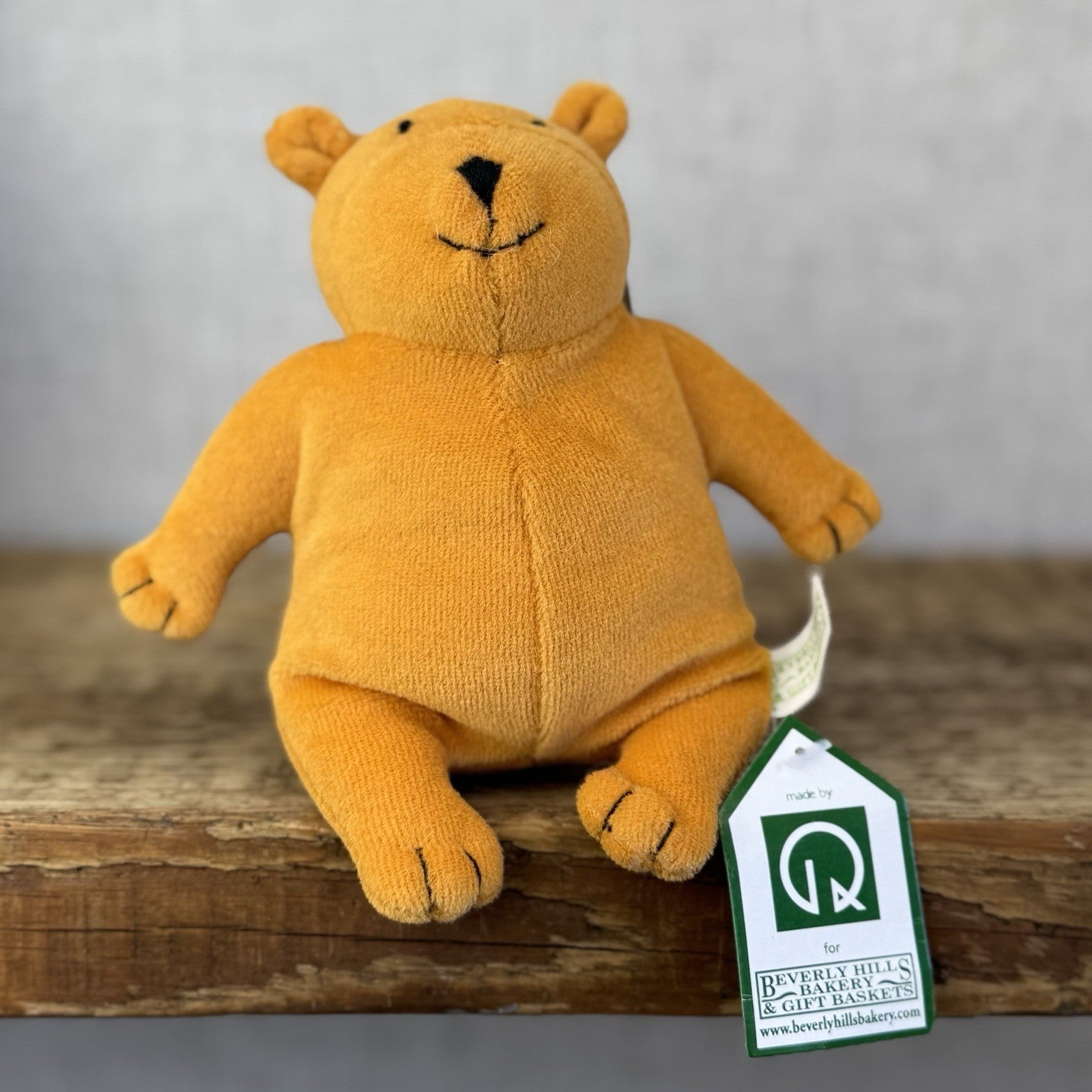 Beverly Hills Bakery X Jellycat Collaboration - Cuddly Bear Beanie - New Tags 5"