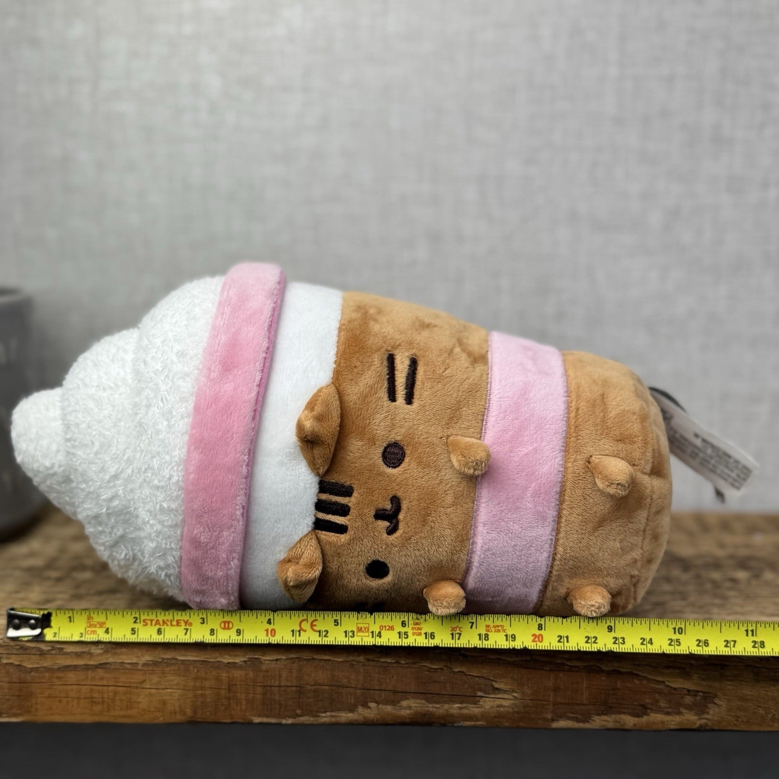 Gund Pusheen Cat - Pusheen Iced Coffee Soft Toy Collectible 10"