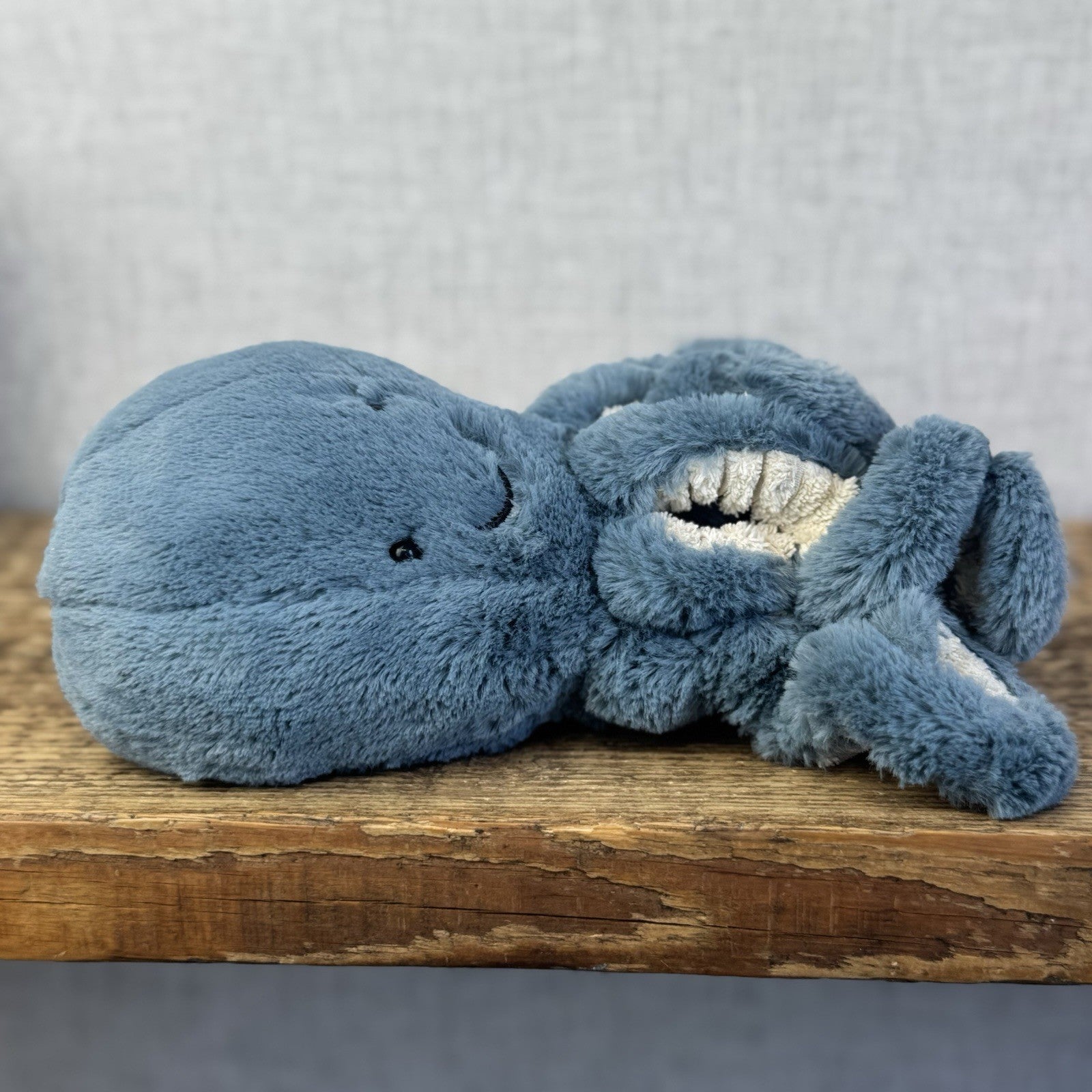 Jellycat Little Storm Octopus - Retired Small Dark Blue/Teal Octopus Soft Toy 8”