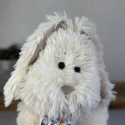 Jellycat Medium Truffles Bunny Rabbit - Large Cream Floppy Cushion Soft Vintage 