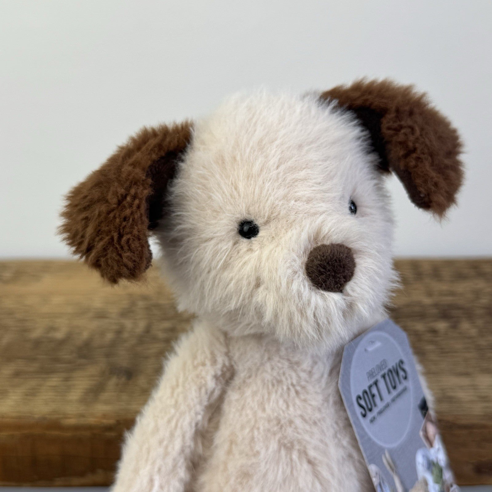 Jellycat Sweetie Puppy - Medium Fluffy Beige Puppy Dog Retired/Rare 12"