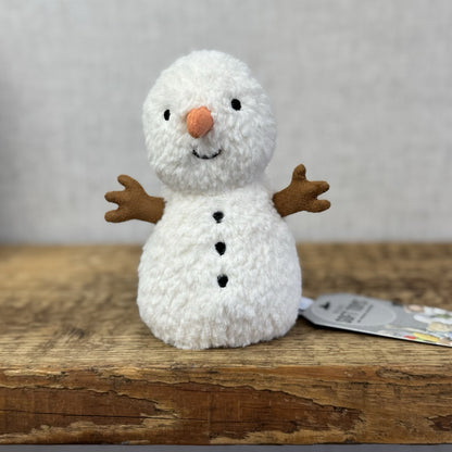 Jellycat Wee Snowman - Small Mini Snowman Beanbag Soft Toy Retired Mini 5"