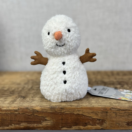 Jellycat Wee Snowman - Small Mini Snowman Beanbag Soft Toy Retired Mini 5"
