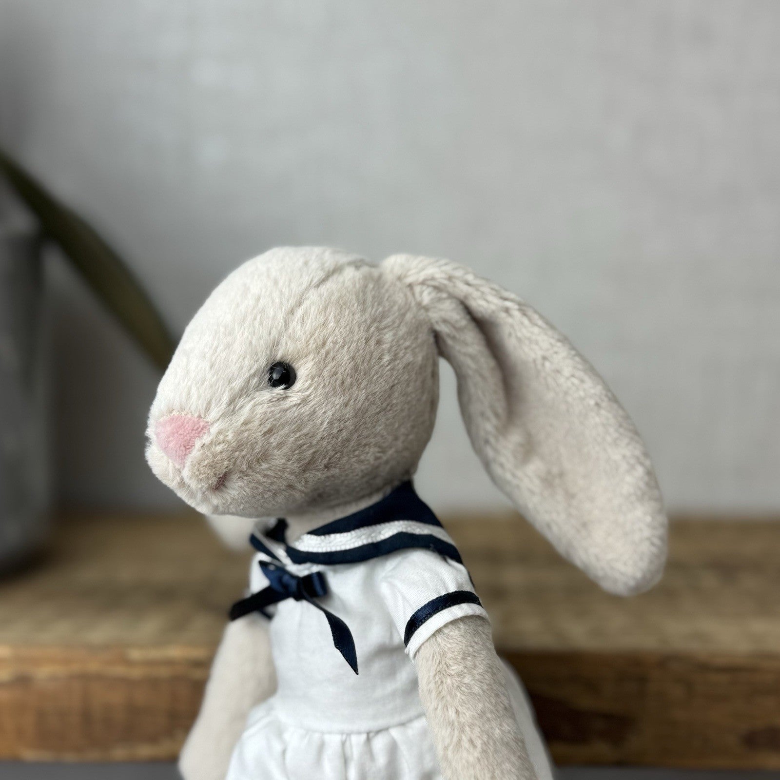 Jellycat Sailing Lottie Bunny  - Bunny In Sailor Dress Retired - Small 10"