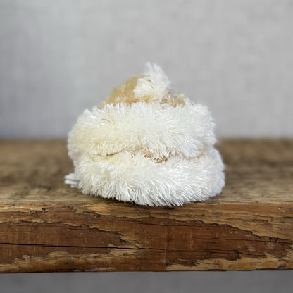 Jellycat Furry Curlikitty Natural/Beige - Tiny Cat Fluffy Vintage Beanie 4”