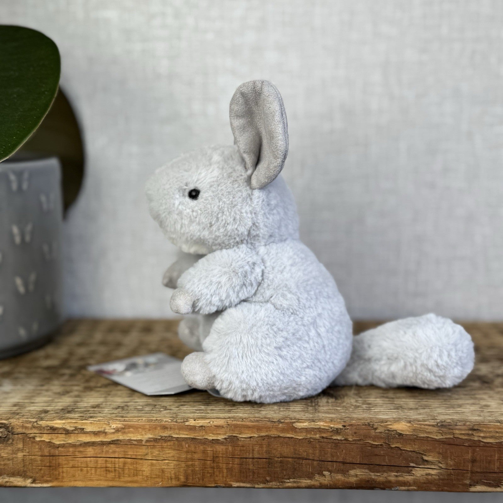 Jellycat Misty Chinchilla - Small Grey/Silver Beanie Chinchilla Pocket Pal 6"