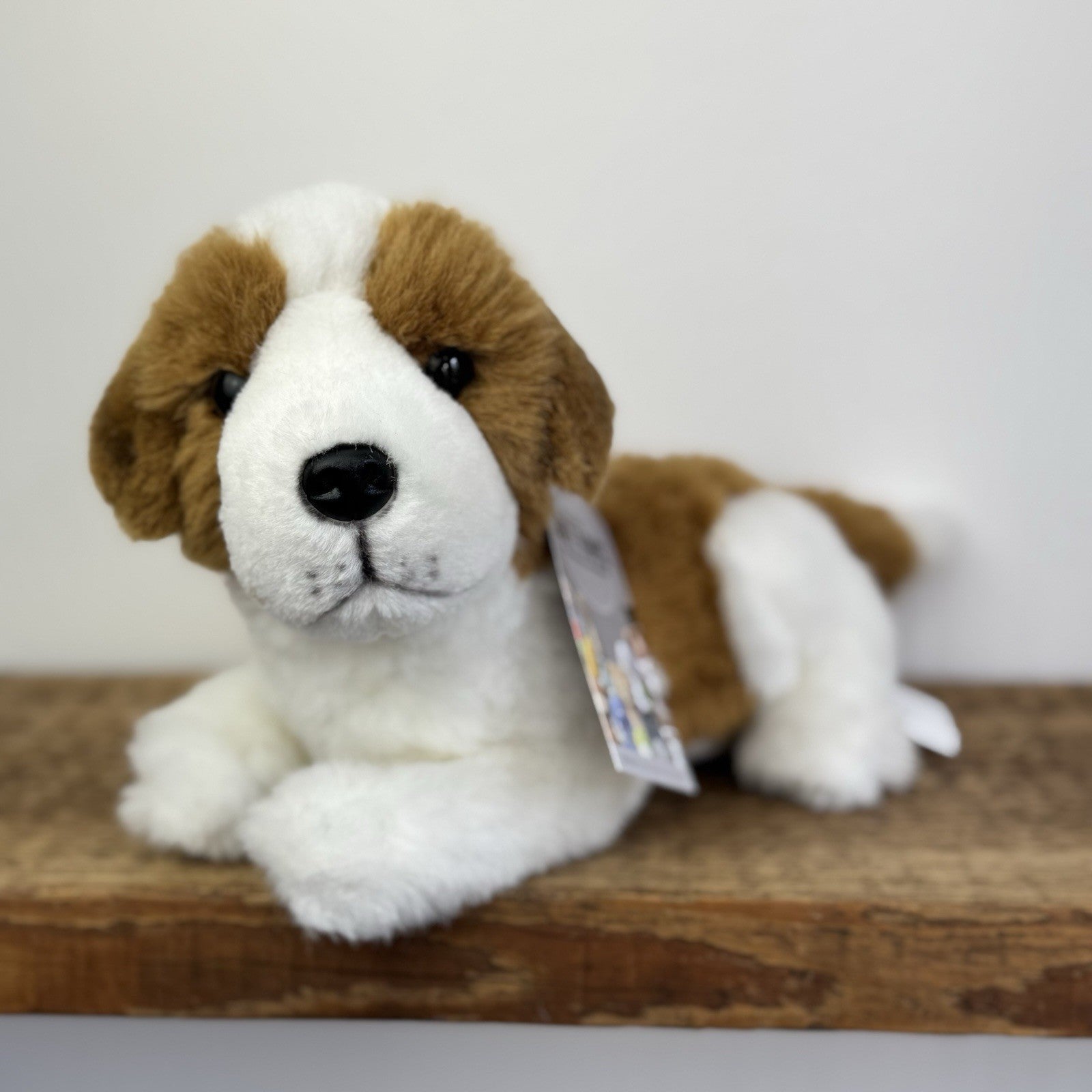 E&J classic St Bernard Puppy Dog - Vintage Dog Soft Toy Realistic Life Like Dog