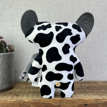 Fuggler Grin Grin RARE Cow Print Funny Ugly Monster Black/White Retired