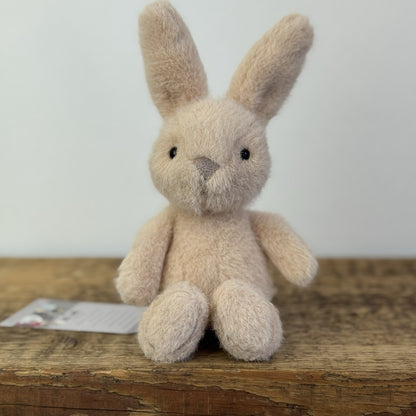 Jellycat Toppity Rabbit - Small Fluffy Rabbit Rare Retired Small Fluffy Bunny 8"