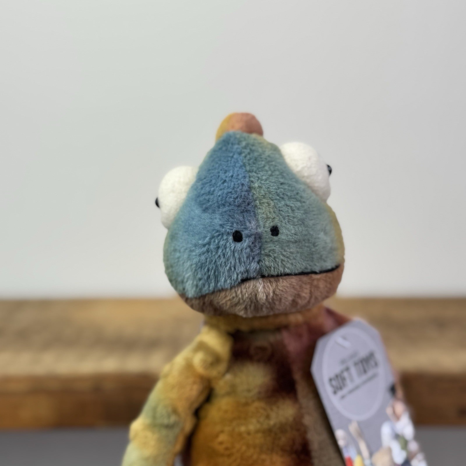 Jellycat Colin Chameleon - Jellycat Multicoloured Lizard Soft Toy - Medium 12"