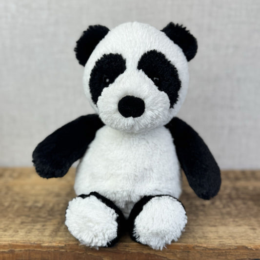 The Little White Company Panda Soft Toy- Soft Panda Beanie 12"