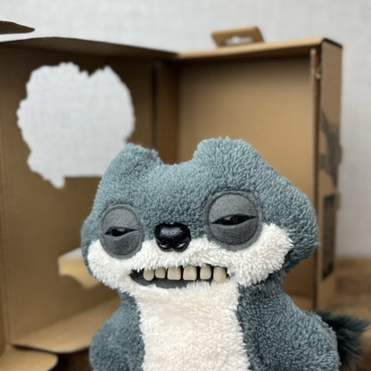 Fuggler Budgie Fuggler - Sketchy Squirrel Grey With Box Rare Collectible