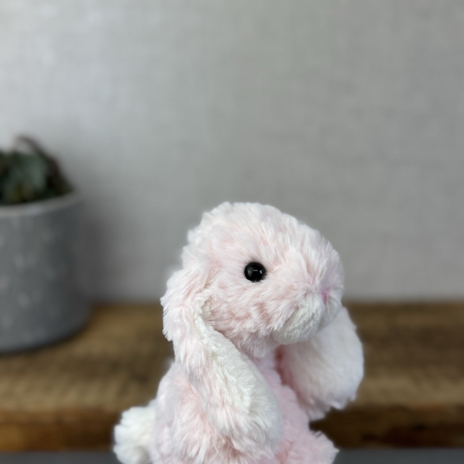 Jellycat Yummy Bunny Baby PinkBunny Rabbit - Mini Light Pink Rabbit Retired 5”