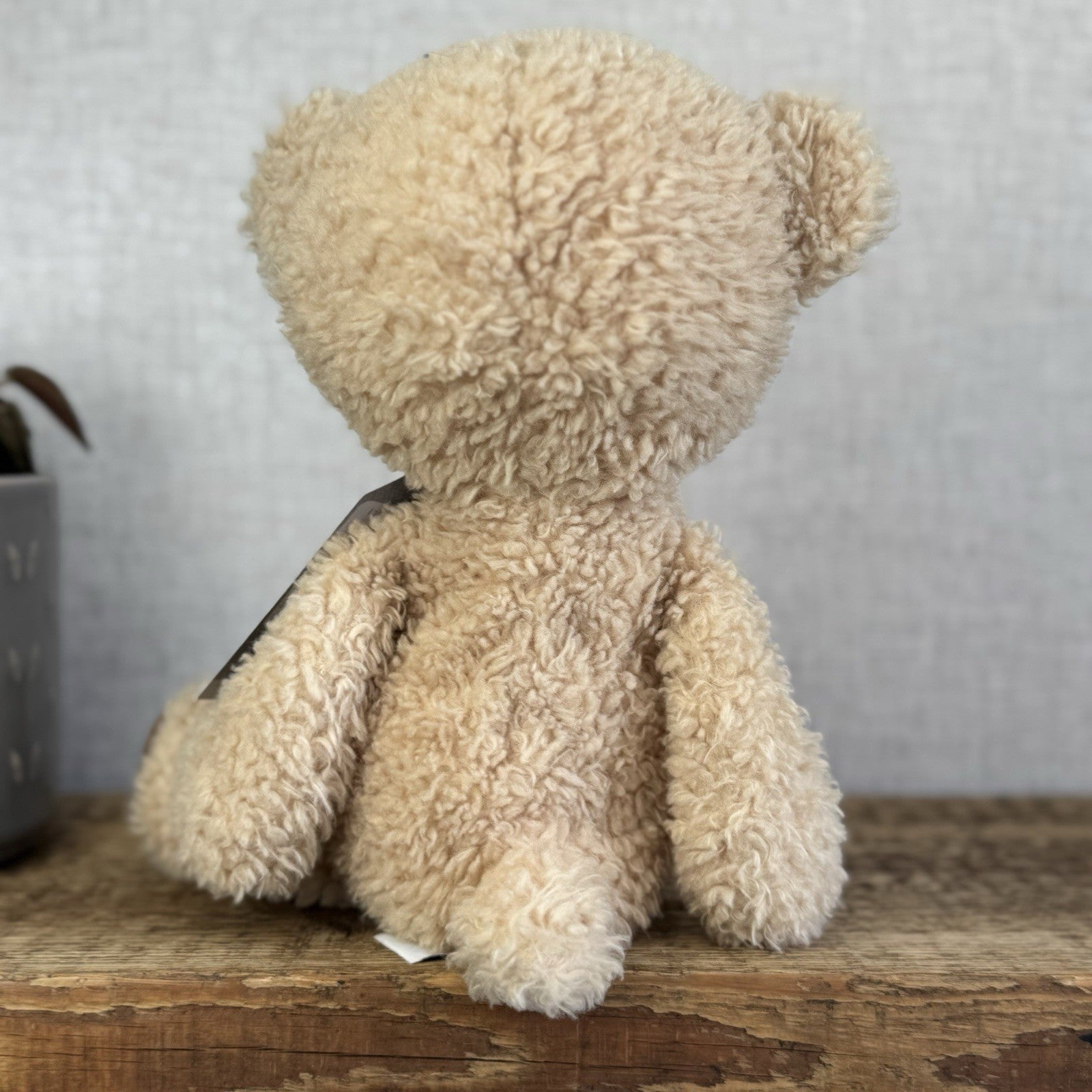 Jellycat Medium Vintage Bear - Vintage Light Brown Bear Beanie Soft Toy 12” (#2)