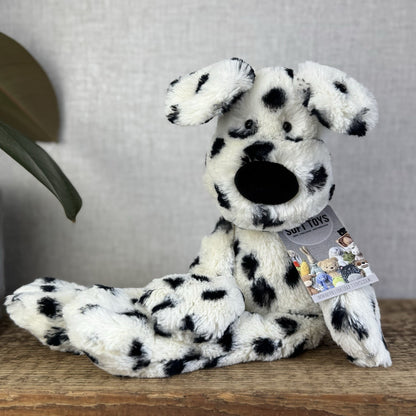 Jellycat Merryday Dalmation - Spotty Dog Soft Toy Long Tail Rare Retired 15”