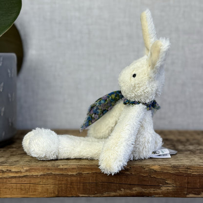 Jellycat Chi Chi Bunny Cream - Small Rabbit With Scarf Beanie Retired Rare 10”