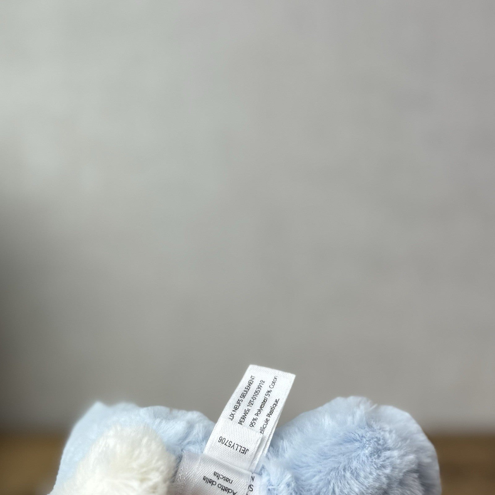 Jellycat Blue Bunny Musical Pull - Lullaby Mobile Baby Music Baby Blue Soother