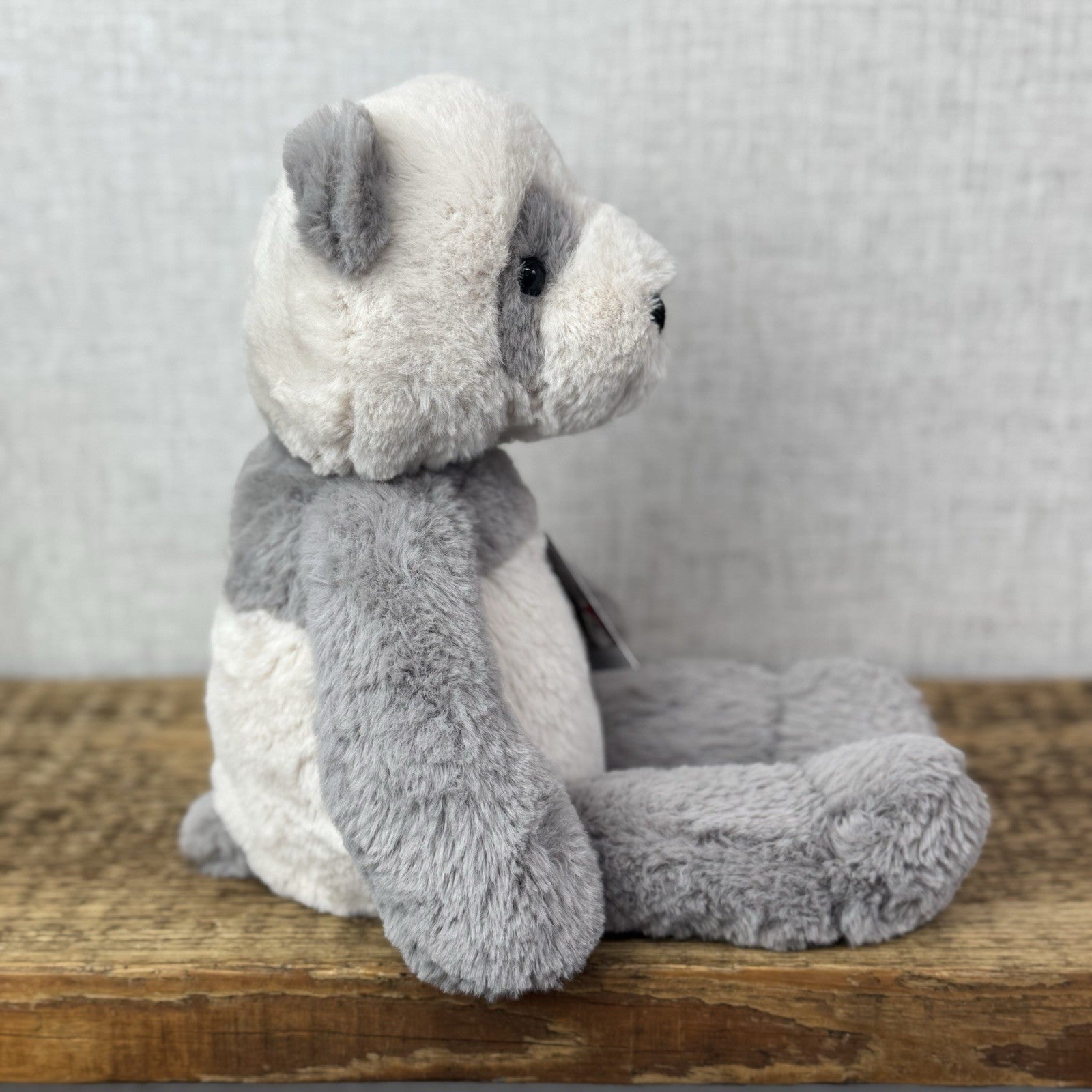Jellycat Medium Buckley Panda - Snugglet Panda - Grey & White Panda (#2)