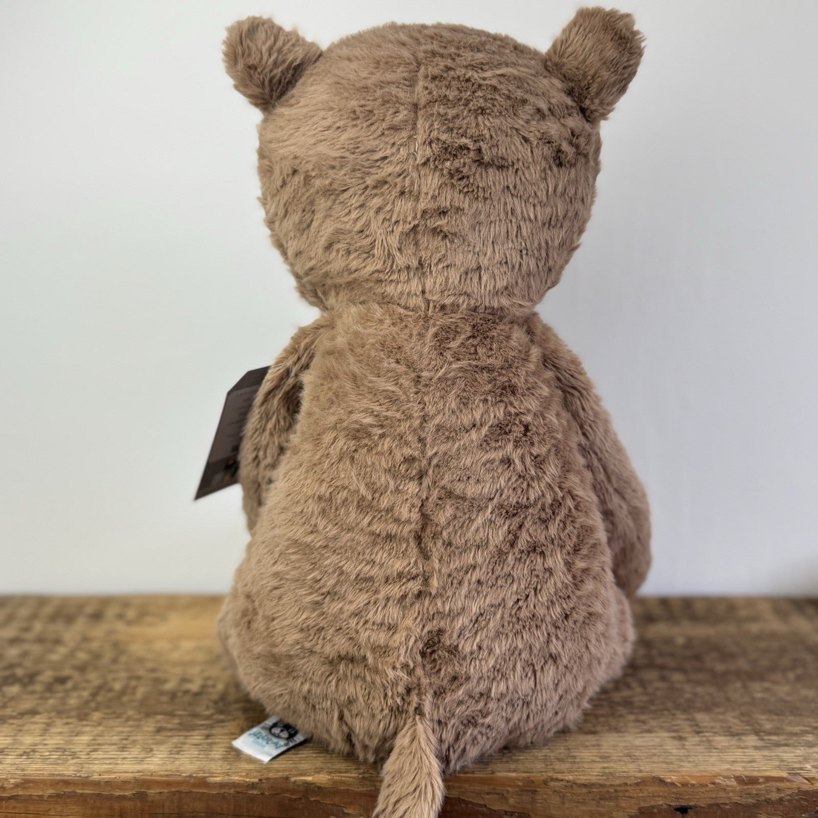Jellycat Large Cocoa Bear - Large Brown Textured Retired Bear 16"
