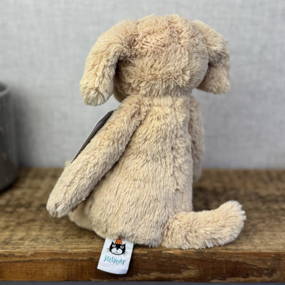 Jellycat Medium Bashful Labrador - Medium Golden Dog Pup Retired Old Plush 12"