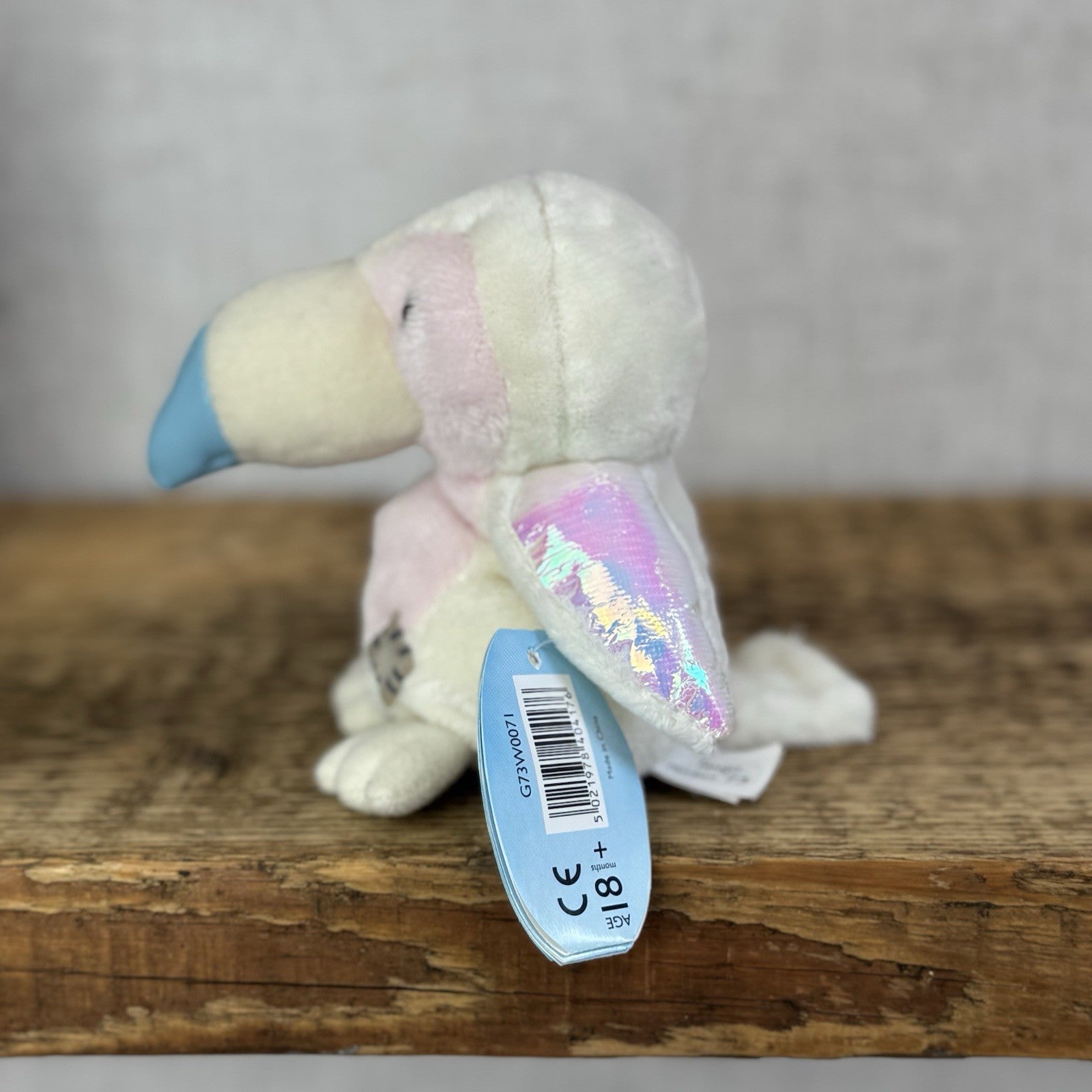 Blue Nose Friends Tango #73 - Lim. Edition Pink Bird Beanie Collectible 5" (#2)