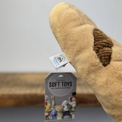 Jellycat Amuseable Baguette New Style - Beanie Bread Soft Toy  - (Damage label)