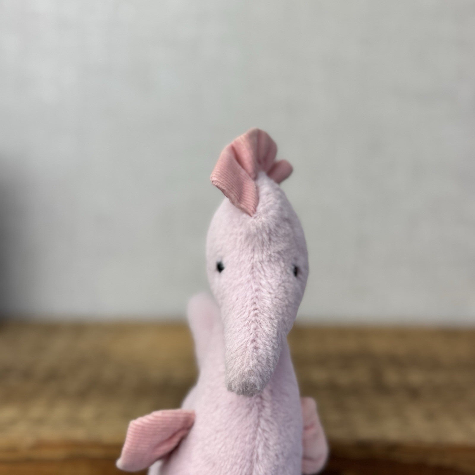 Jellycat Sienna Pink Seahorse Comforter - Pink Sea Animal Beanie Plush Retired