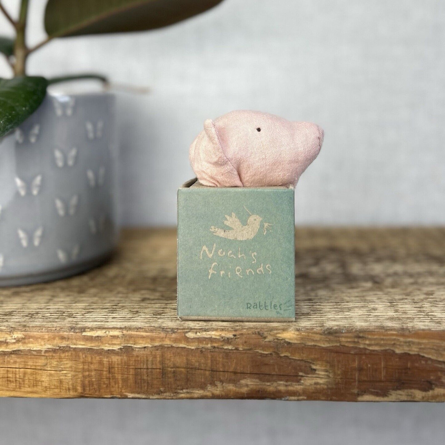 Maileg Noah’s Ark - Pig Rattle - Retired 2018 - 16-8910-00