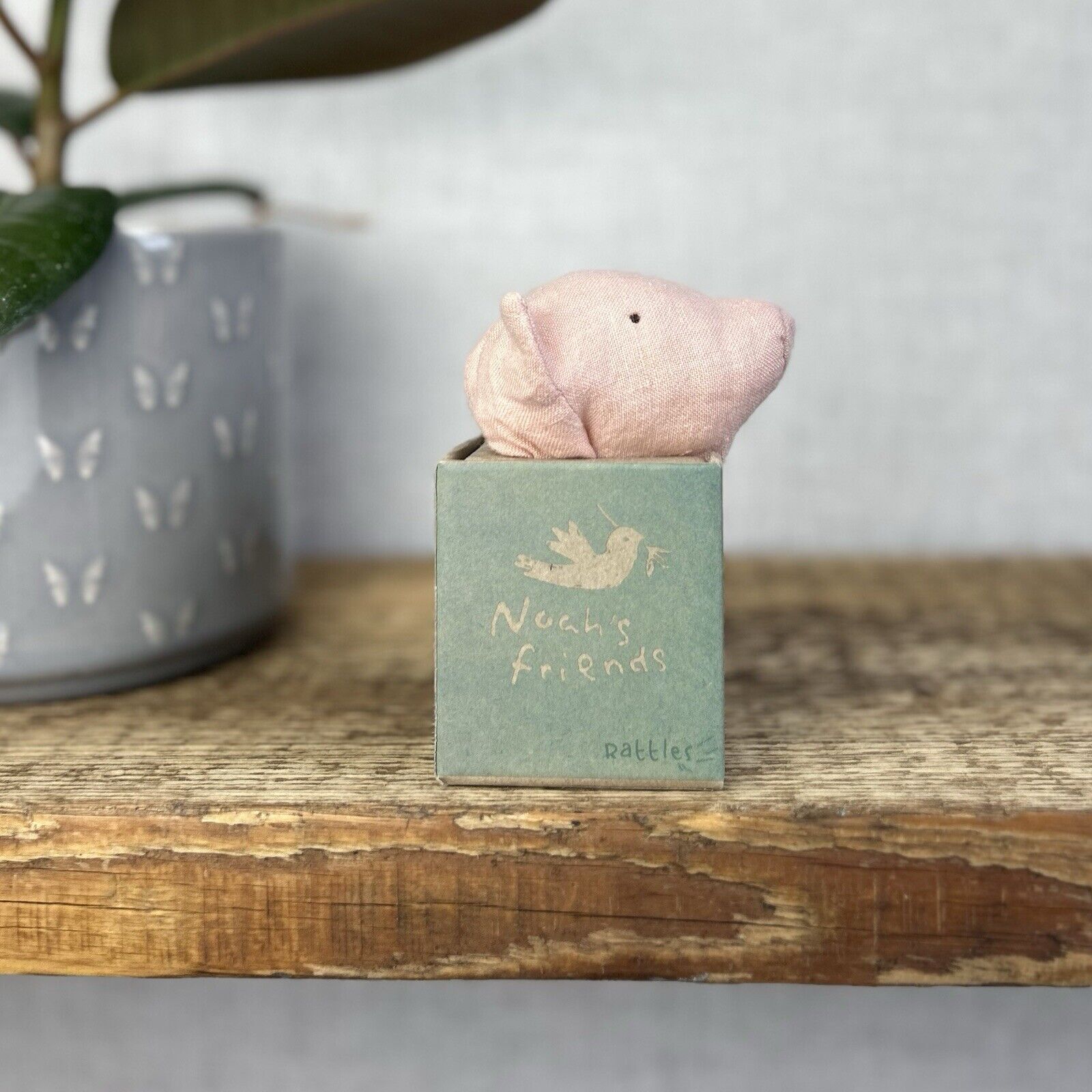 Maileg Noah’s Ark - Pig Rattle - Retired 2018 - 16-8910-00