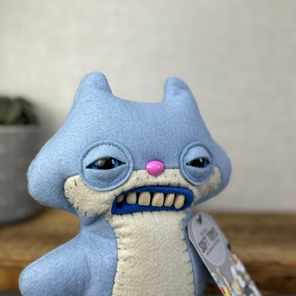 Fuggler Funny Ugly Monster Sketchy Squirrel Blue Pale Cute Ugly Monster Rare