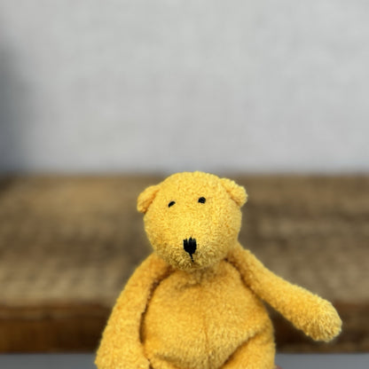 Jellycat Baby Bunglie Bear - Tiny Vintage Beanbag Bear Rare, Retired 5"