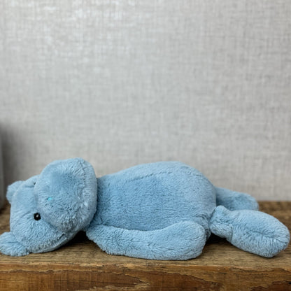 Jellycat Medium Bashful Hippo - Retired Blue/Aqua Colour Hippo Soft Toy 12"