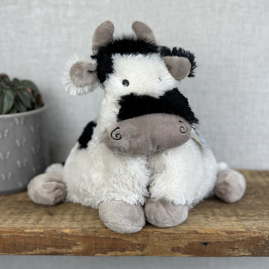 Jellycat Medium Truffles Fresian Cow - Pillow Cow Calf Soft Toy Retired 14"