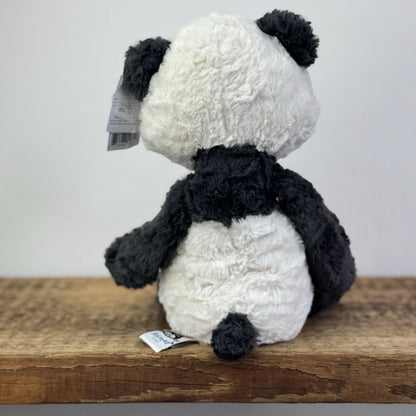 Jellycat Tuffet Panda - Panda Textured Beanie Plush Wild Animal Retired With Tag