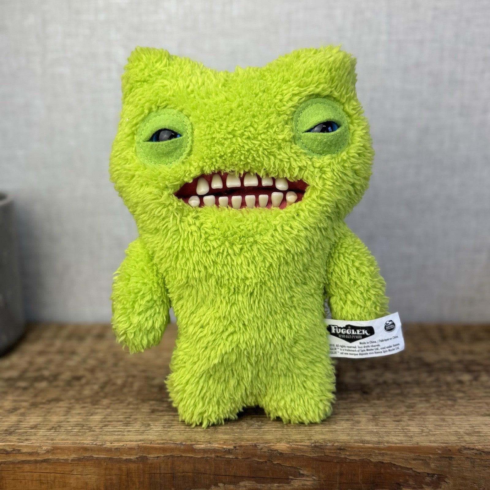 Fuggler Munch Munch Green Funny Ugly Monster Plush Retired Munch Munch Plush