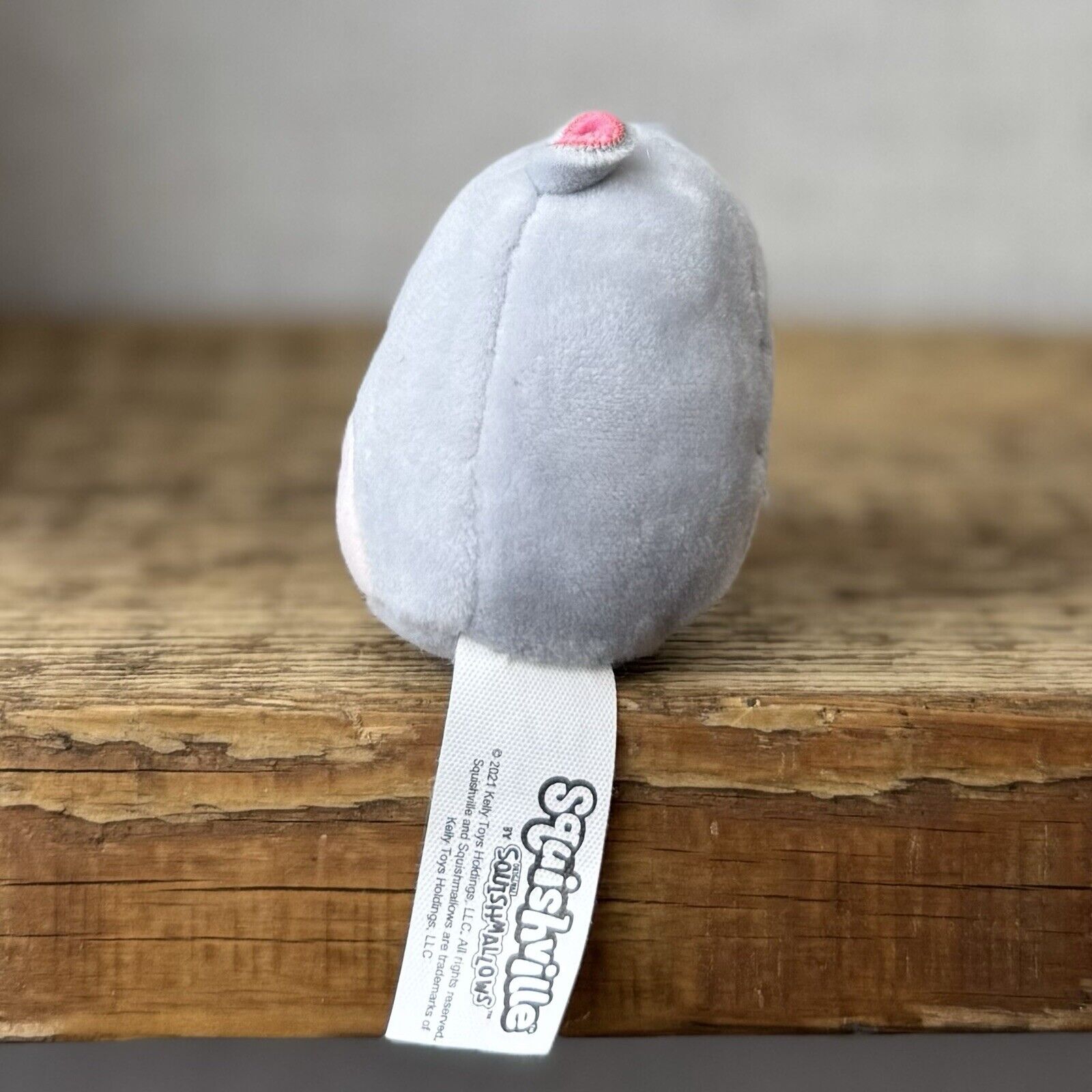 Squishmallow Squishville - Benedict The Grey Hippo - Tiny Hippo Squishmallow 2”