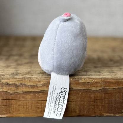 Squishmallow Squishville - Benedict The Grey Hippo - Tiny Hippo Squishmallow 2”