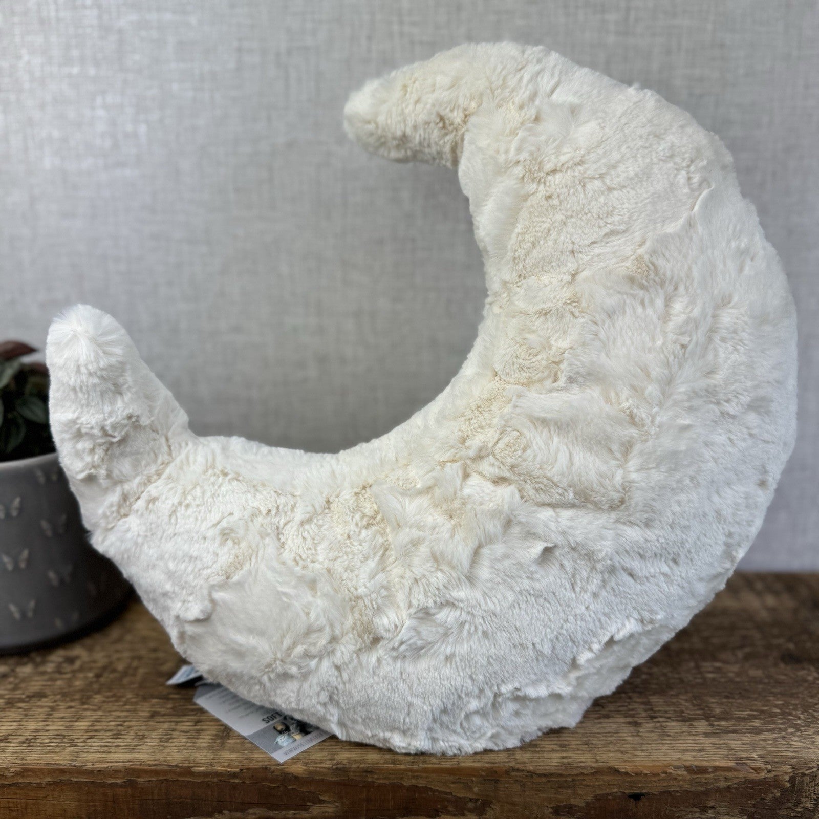 Jellycat Huge Amuseable Moon Plush Beanie Soft Toy - Decor Display NWOT 18”