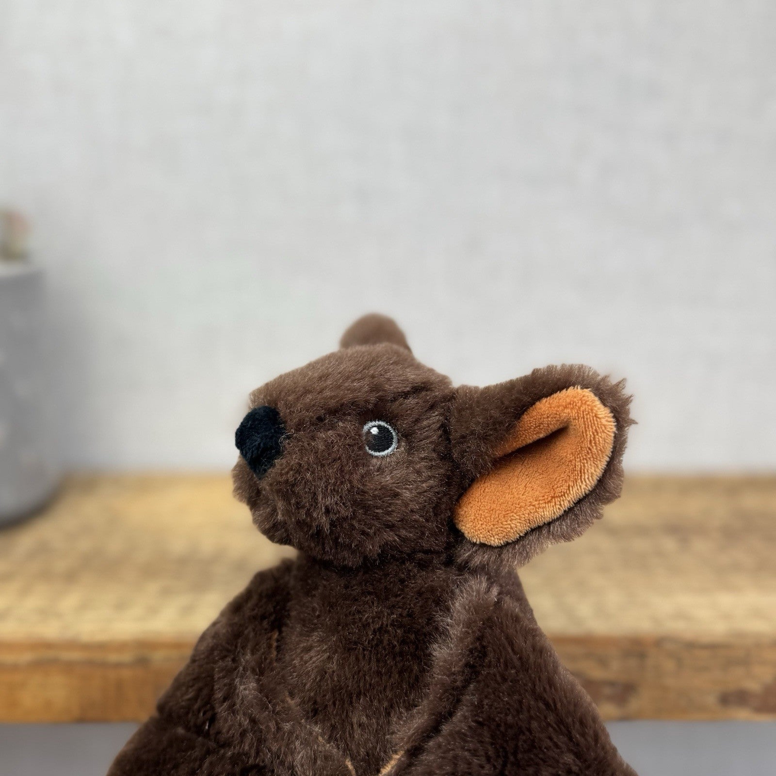 Nature Planet Re-Pets Bat Brown Furry Soft Toy Plush Halloween Small Eco Plush