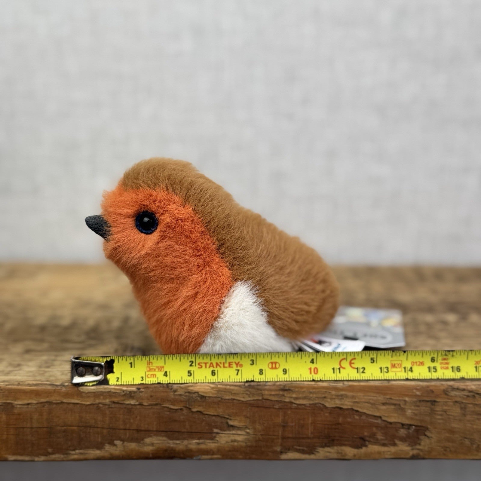 Jellycat Birdling Robin - Bird Pocket Pal Beanie Fluffy Bird Soft Toy Retired 4"