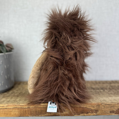 Jellycat Medium Spike Hedeghog - Light Brown/ Chocolate Brown Beanie Hedgehog