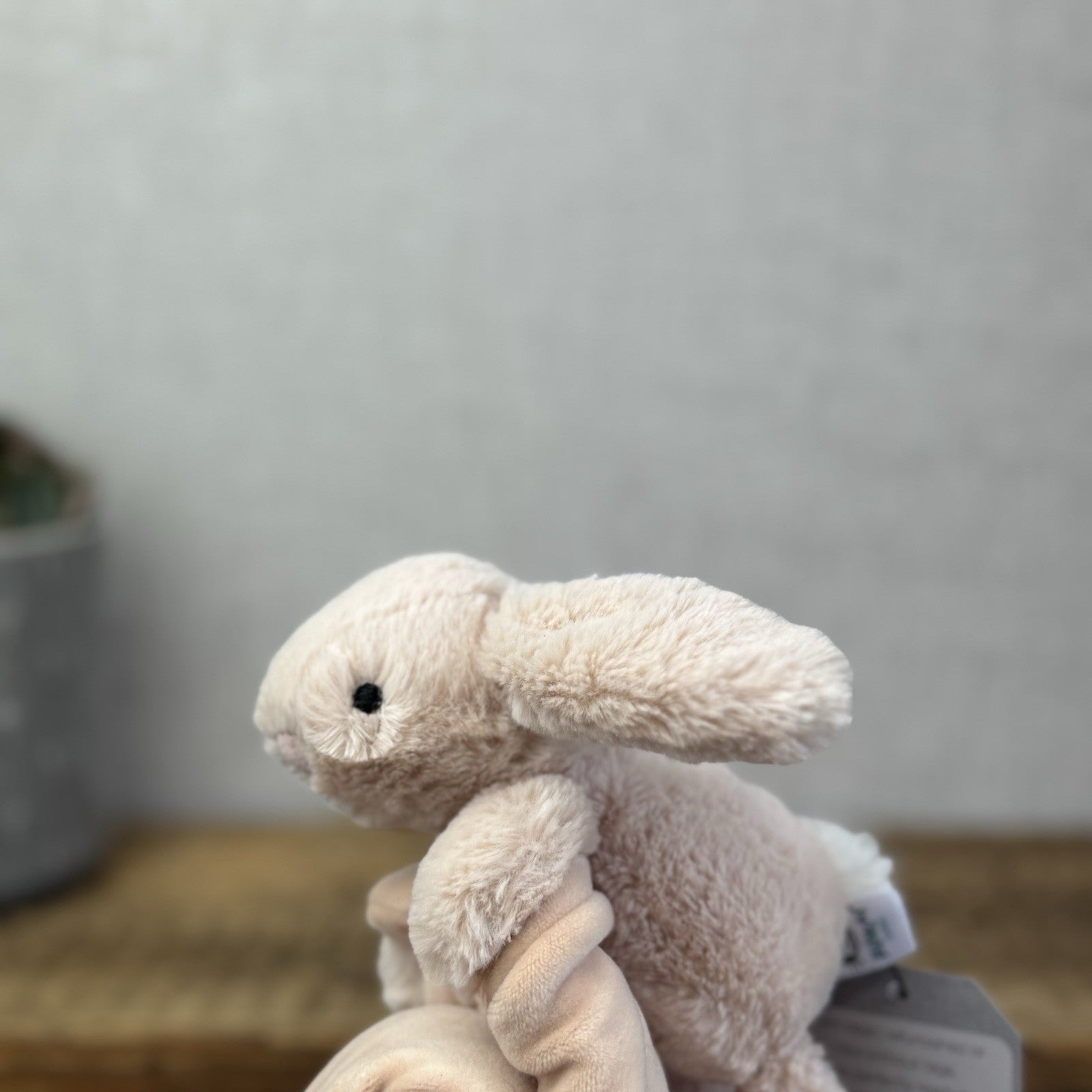 Jellycat Smudge Bunny Soother - Smudge Comforter Soft Toy Peachy Bunny Soother