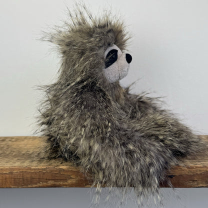 Jellycat Cyril Sloth - Fluffy Grey/brown Sloth Soft Toy Retired Rare Beanie 14”