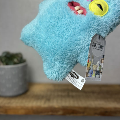 Fuggler Rabid Rabbit Snuggler Edition - Blue Bunny Funny Ugly Monster Plush 