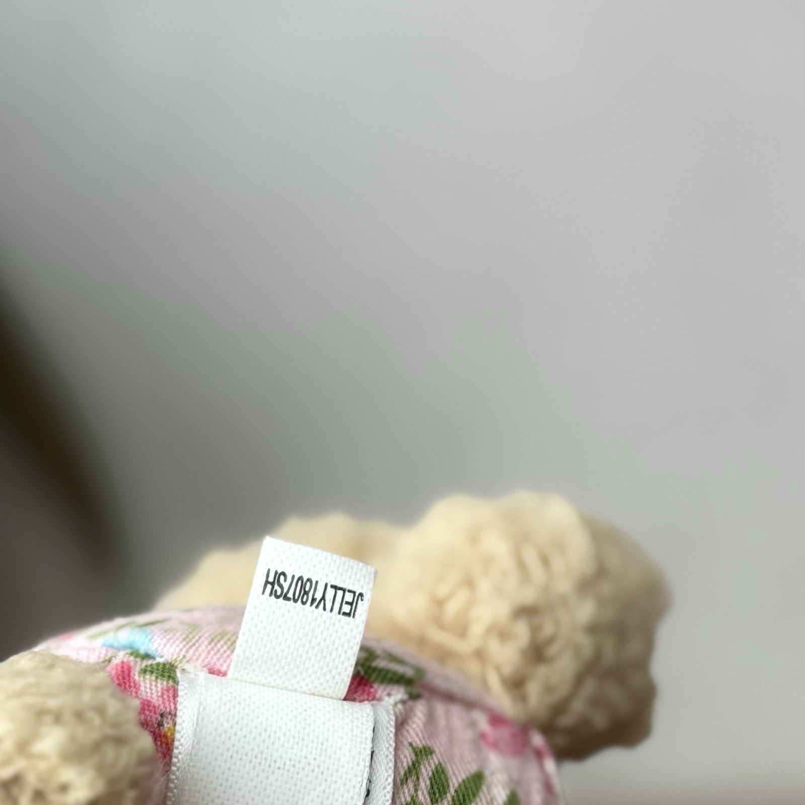Jellycat Tiny Bonita Bunny Rabbit - Tiny Rabbit Floral Tummy & Bow Vintage 5”
