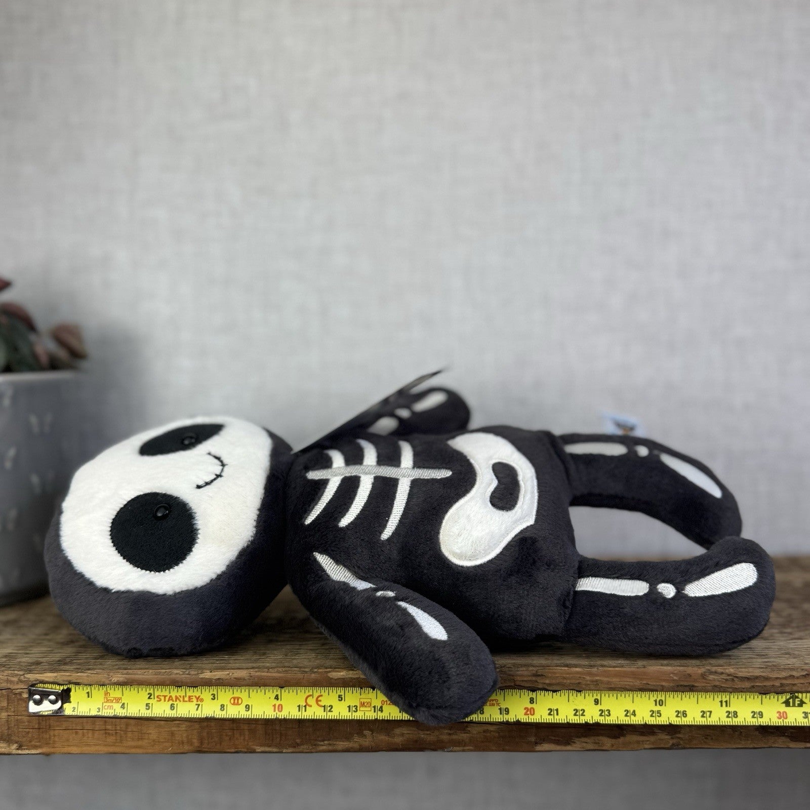Jellycat Skeleton Bob - Skeleton Plush Soft Toy Beanbag Retired 12"