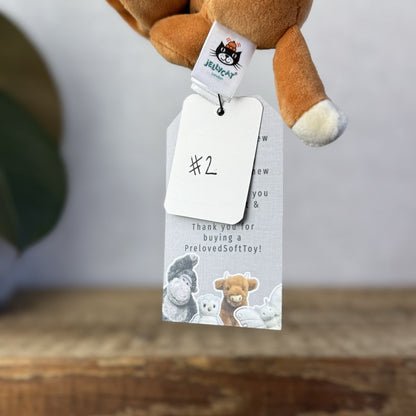 Jellycat My First Fox Soother - Orange Velour Fox Comfort Blanket Neutral (#2)