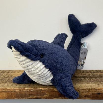 Jellycat Dana Dolphin - Rare Sea Creature Jellycat Dark Blue 16"