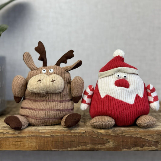 Jellycat Knitwits Christmas Beanies - Knitted Christmas Retired/Vintage Plush 5"