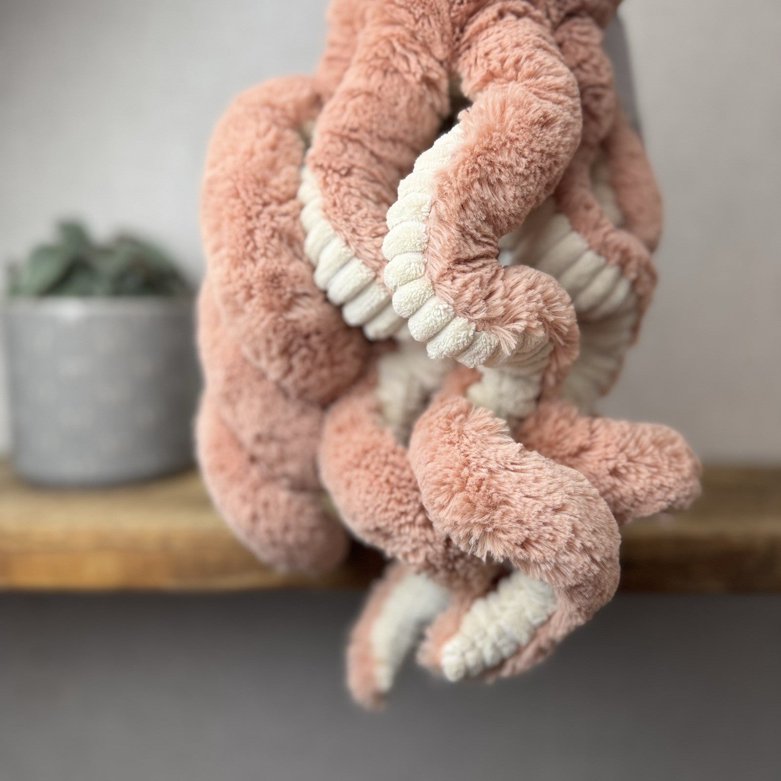 Jellycat Large Odell Octopus - Peach Large Octopus Beanie Retired Pink 20” (#2)